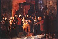 Coronation of the first king A.D. 1001, 1889, matejko