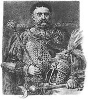 Jan Sobieski, portraited in a parade scale armour, matejko