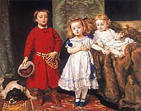 Portrait of three children, matejko
