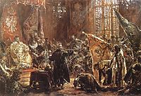 Shuiskiis czars at the Seym in Warsaw, matejko