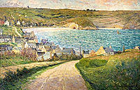 The Beach at Morgat, maufra