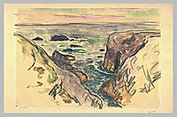 Belle-Ile-en-Mer, Evening, Cote Sauvage, 1909, maufra