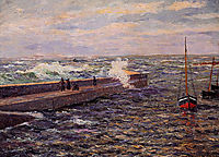 The Jetty at Pontivy, 1909, maufra