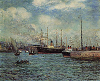 The Port of Havre, 1905, maufra