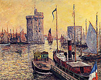 The Port of La Rochelle at Twilight, 1911, maufra
