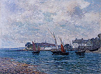 Reentering Port at Douarnenez (Finistere), 1906, maufra
