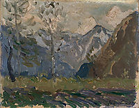 Study of mountains, maufra