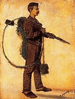 Chimney-sweeper (Carrier of Luck), 1918, mednyanszky