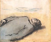 Fallen Russian Soldier, 1917, mednyanszky