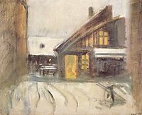 House at Dusk, 1910, mednyanszky