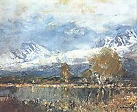 Lake in the Mountains, 1899, mednyanszky