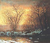 Snow-melting, 1899, mednyanszky