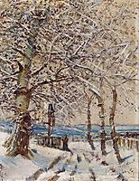 Trees with Hoar-frost, 1892, mednyanszky