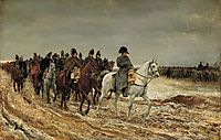1814. Campagne de France (Napoleon and his staff returning from Soissons after the Battle of Laon), 1864, meissonier