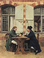 The Card Players, 1872, meissonier