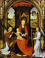 Madonna and Child with Angels, c.1480, memling