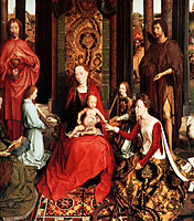 Marriage of St. Catherine, c.1479, memling