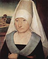 Portrait of an old woman, 1472, memling
