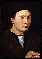 Portrait of an Unknown Man with a Letter, 1485, memling