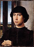 Portrait of a Man at a Loggia, c.1480, memling