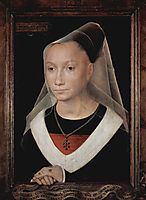 Portrait of a Young Woman , 1480, memling
