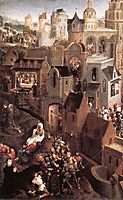 Scenes from the Passion of Christ (left side), 1471, memling