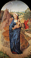 Virgin and Child in a Landscape, memling