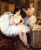 The Ballet Dancers aka The Dressing Room, 1885, metcalf