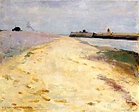 By the Shore, Walberswick, 1885, metcalf