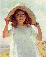 Child in Sunlight, 1915, metcalf