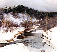 The Frozen Pool, March, 1909, metcalf