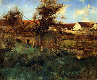 Landscape, 1884, metcalf