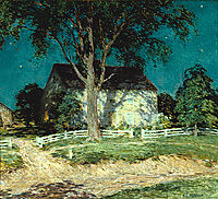 Old Homestead Connecticut, c.1914, metcalf