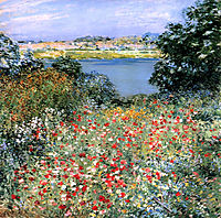 Poppy Garden, 1905, metcalf