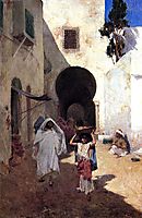 Street Scene Tangiers, 1887, metcalf
