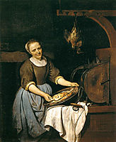 The Cook, c.1667, metsu