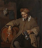 The Old Drinker, c.1658, metsu