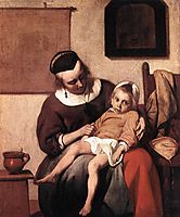 The Sick Child, c.1660, metsu