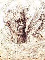 The Damned Soul, 1525, michelangelo