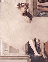 Ignudo, c.1509, michelangelo