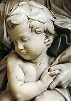 Madonna and Child: detail: 2, 1501-1505, michelangelo