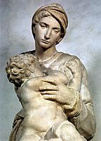 Medici Madonna: detail: 2, 1521-1531, michelangelo