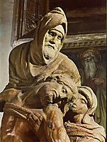 Pieta: detail: 1, 1550, michelangelo