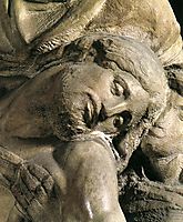 Pieta: detail: 2, 1550, michelangelo