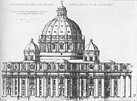 Project for St. Peters- in Rome, 1547, michelangelo