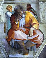 The Prophet Jeremiah, 1512, michelangelo