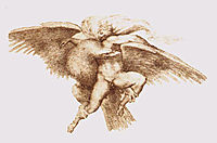 The Rape of Ganymede, 1533, michelangelo
