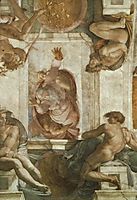The Separation of the Waters, michelangelo