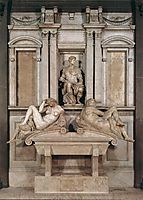 Tomb of Giuliano de Medici, 1526-1533, michelangelo