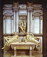 Tomb of Lorenzo de Medici, 1531, michelangelo